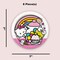 8 Count Hello Kitty Keroppi Paper Dessert Plates 7 Inch Disposable Party Tableware for Kids Birthday